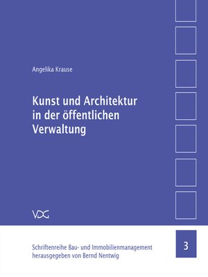 cover image of Kunst und Architektur in der öffentlichen Verwaltung